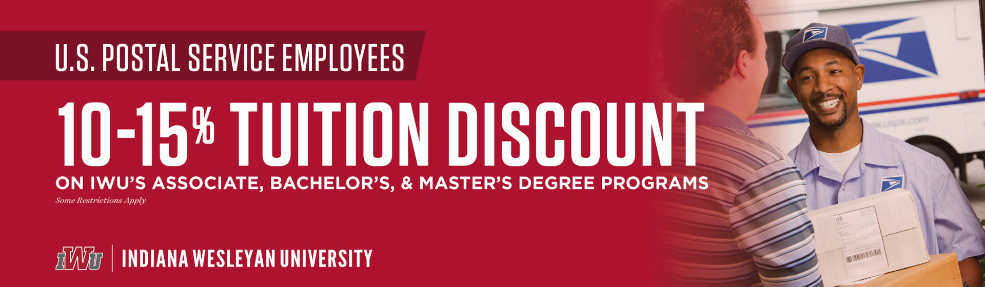 U.S. Postal Service Employees Tuition Discount banner